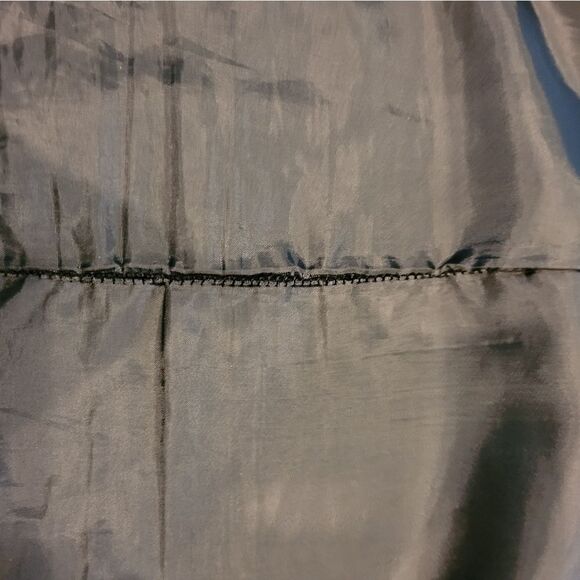 harve' bernard Elegant Black Long Coat sz 10 vintage - Picture 12 of 12